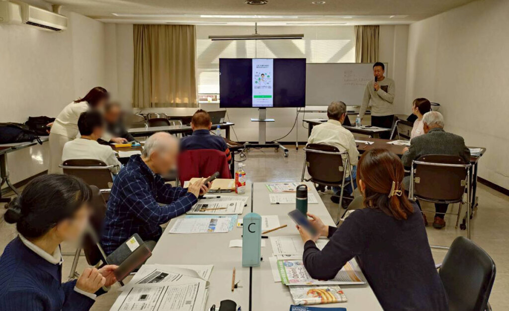 LINE公式アカウント入門講座の様子